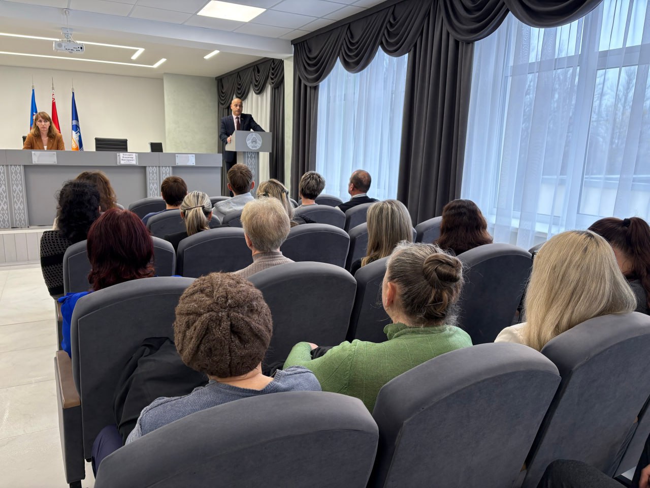 Встреча трудового коллектива с начальником отдела внутренних дел