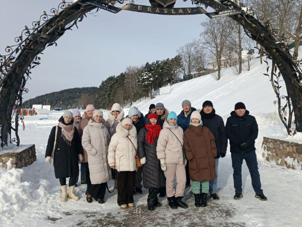 Зімовая паездка калектыву ААТ «Даламіт» у Нацыянальны парк «Браслаўскія азёры».