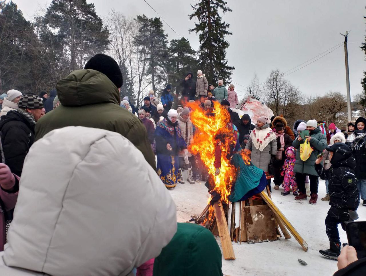 Масленіца ў мікрараёне Руба прайшла весела і смачна!